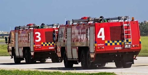陰溝翻船 機場消防車跑道上失控翻覆，兩名消防員受傷，似與艙內(nèi)垃圾壓縮裝置有關(guān)